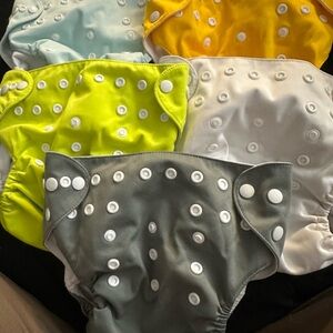 Alva Baby Reusable Cloth Diapers Set